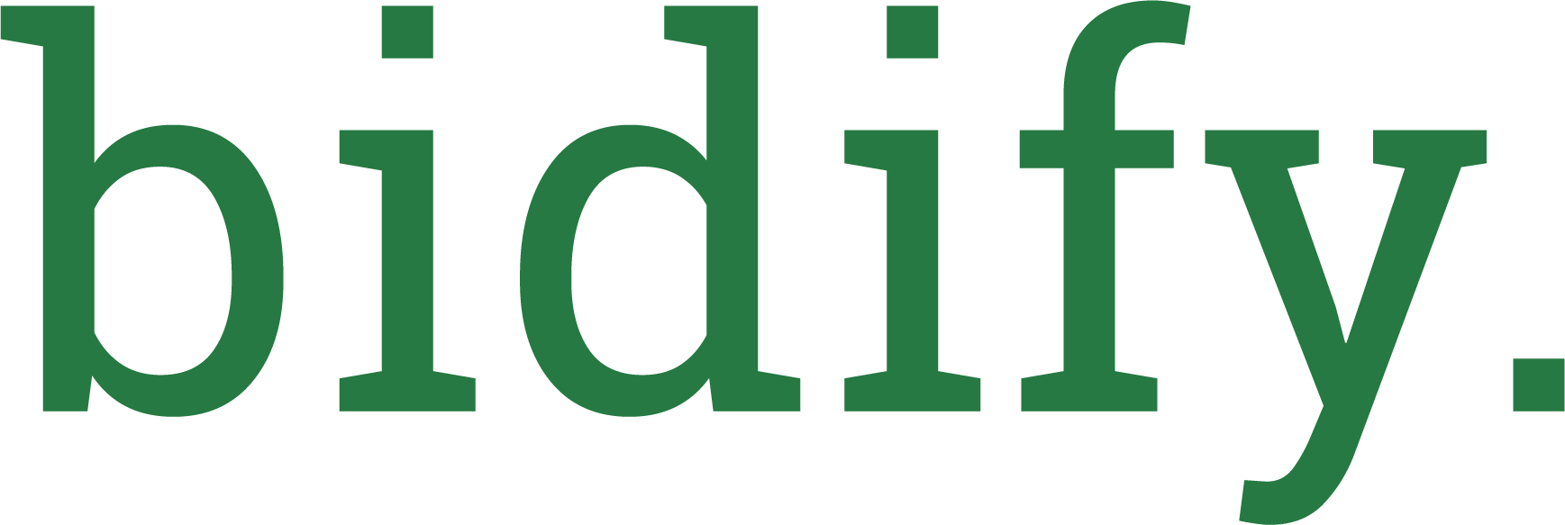 Bidify logo